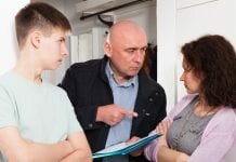 angry landlord and tenants